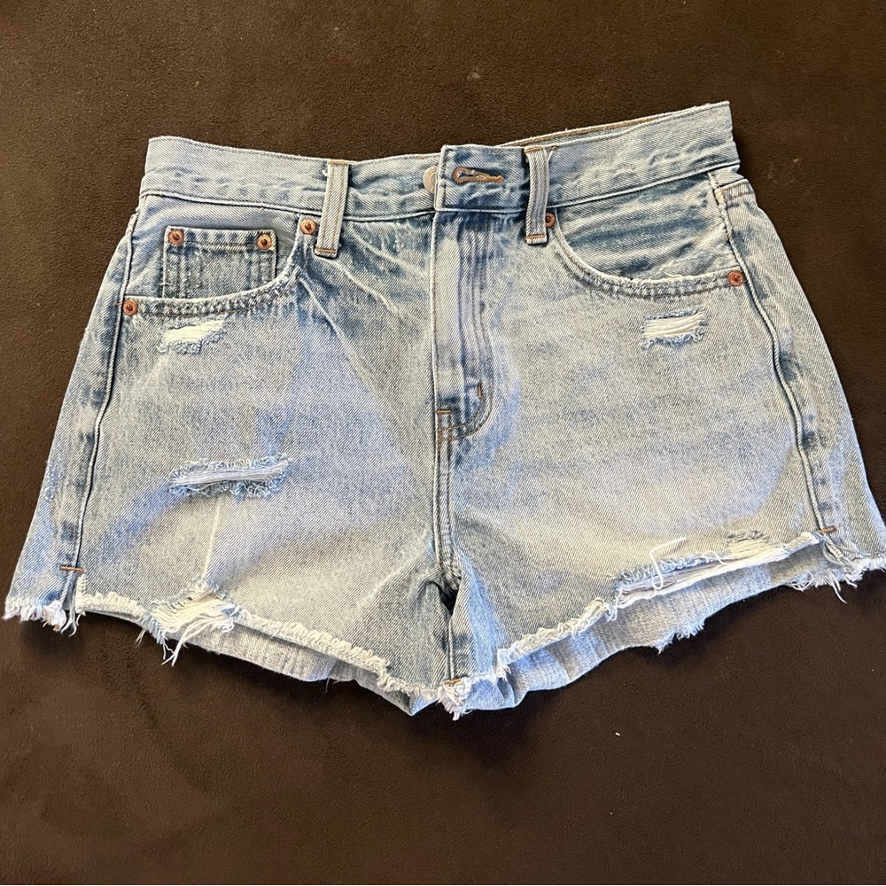 Pistola Light Blue Distressed Jean Shorts women’s size 26
